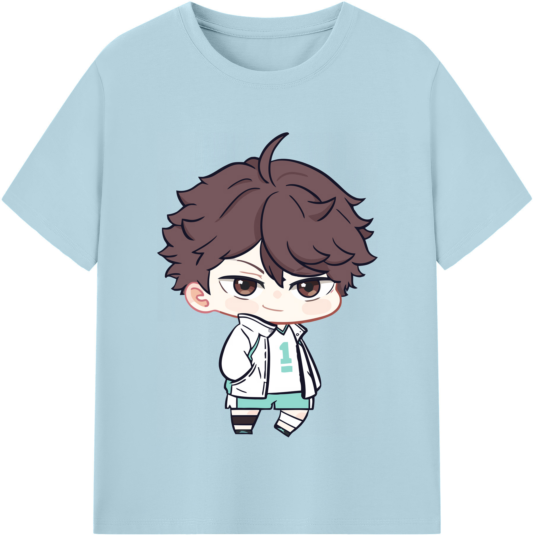 （画像用） ハイキュー!! Haikyu!! 綿100％半袖Tシャツ（フロントプリント）